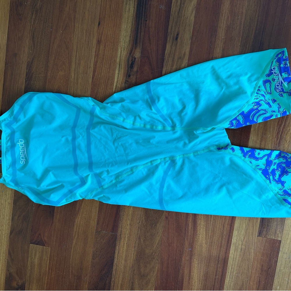 Speedo Turquoise and Blue Swim Jammers
